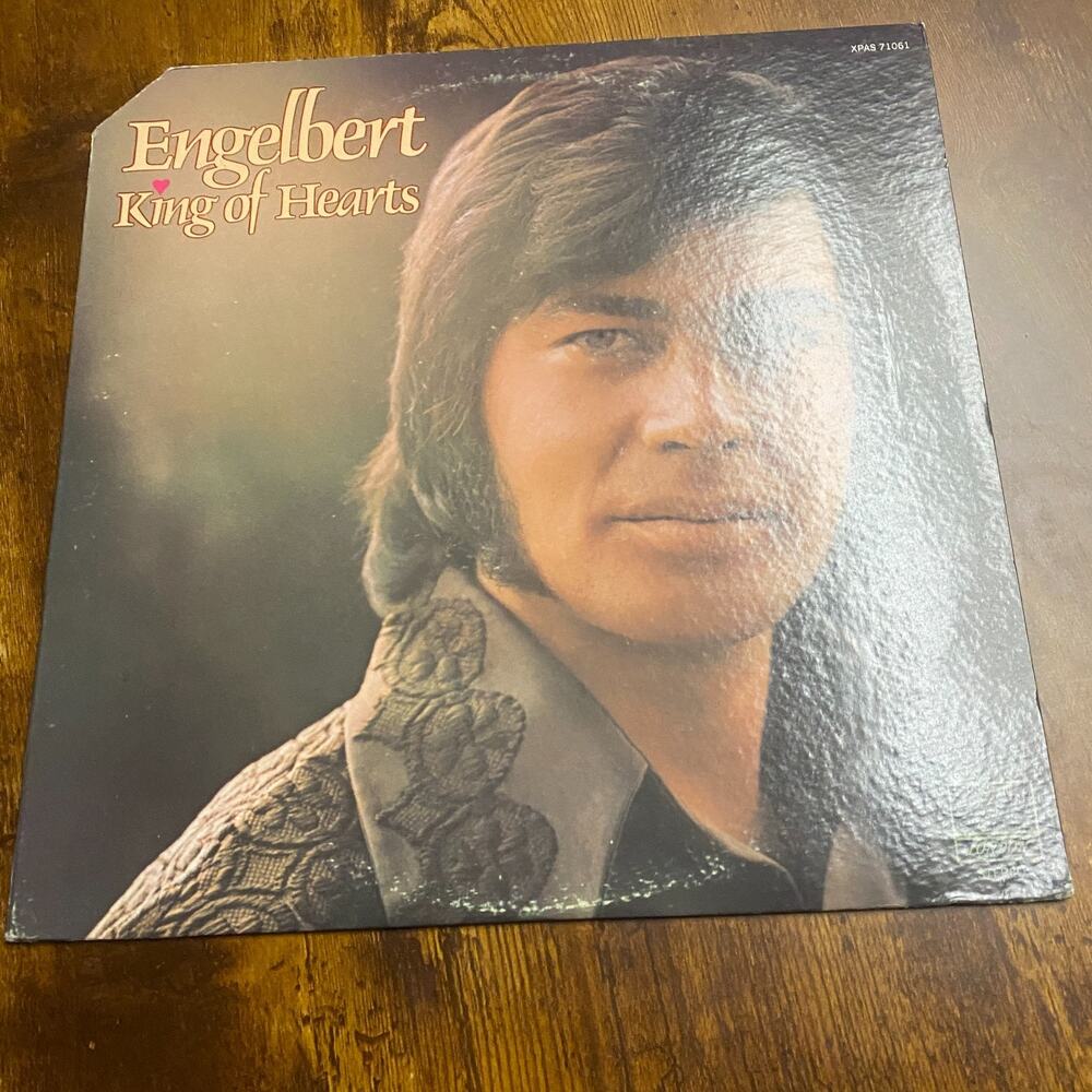 Engelbert King Of Hearts Parrot 1973 LP 12" Vinyl Record Album